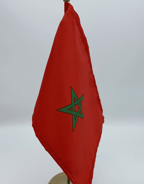 Bandera de sobremesa de Marruecos
