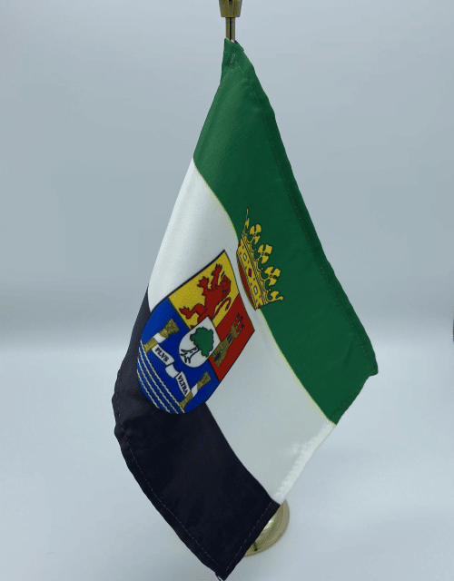 Bandera de sobremesa de Extremadura