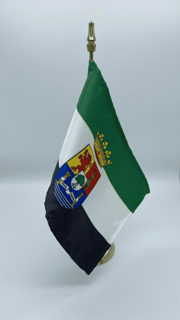 Bandera de sobremesa de Extremadura