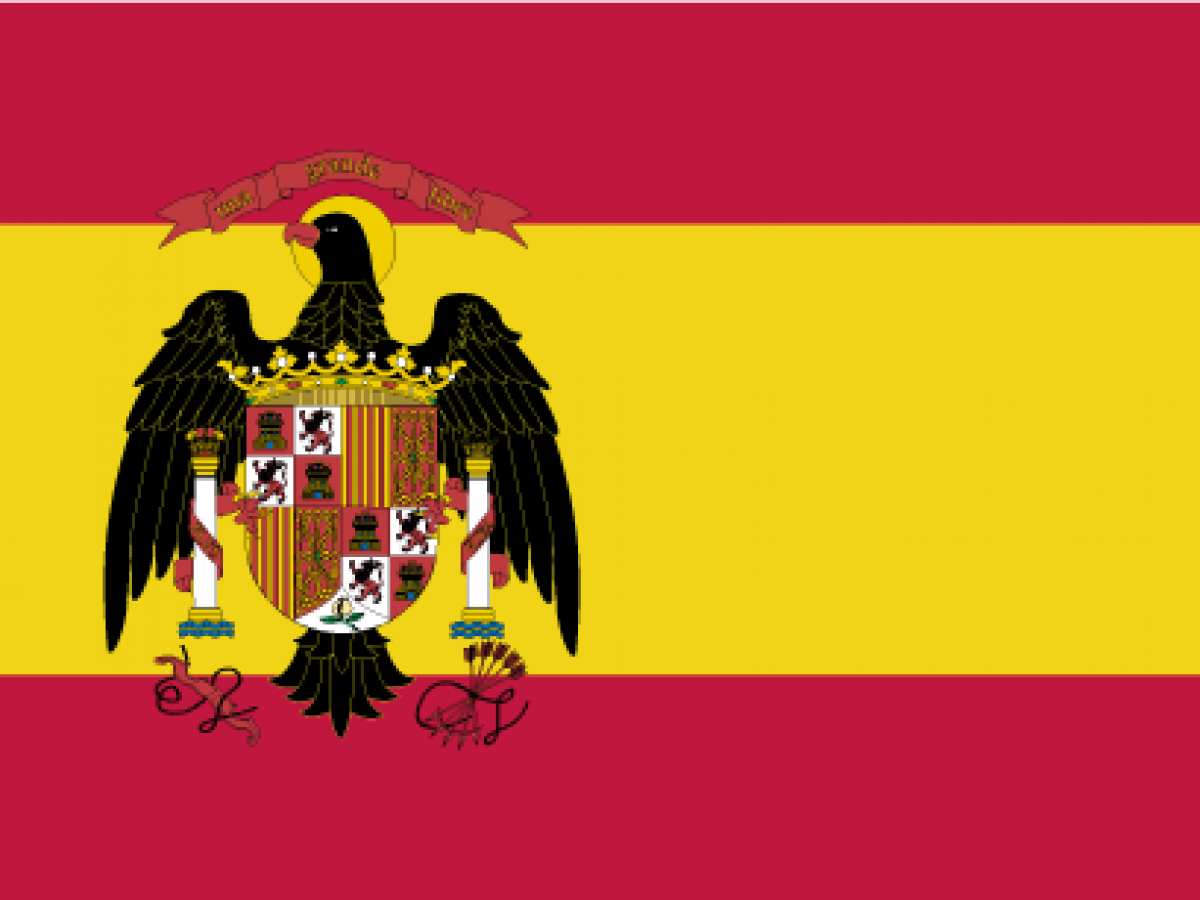 Bandera España Aguila 1977-1981 de alta calidad para exterior. – Banderas  Puerta de Hierro