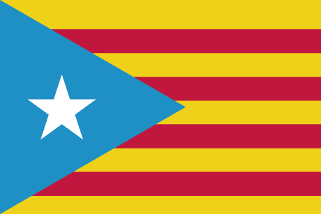 Bandera estelada azul de Cataluña